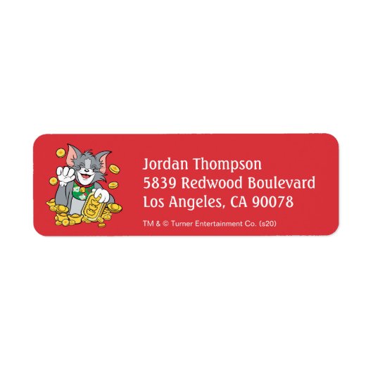 ラッキーキャットジェリーと金ゴールド ラベル (正面)