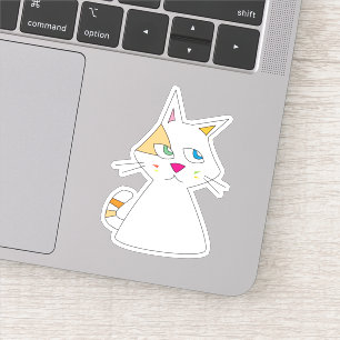 ラッキーキャットドードル シール