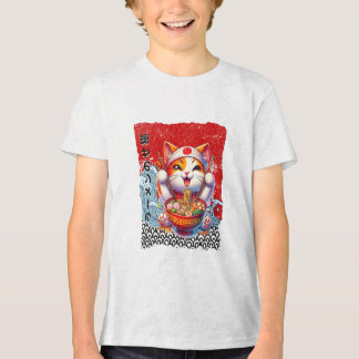 ラッキーキャットヌードルラブ トライブレンドＴシャツ