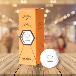 ラッキーキャットパパ パーソナライズされた ゴルフボール