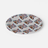 ラッキーキャット紙プレート ペーパープレート (アングル)