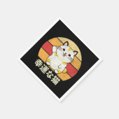 ラッキーキャット スタンダードカクテルナプキン (角)