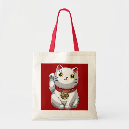ラッキーキャット トートバッグ (正面)