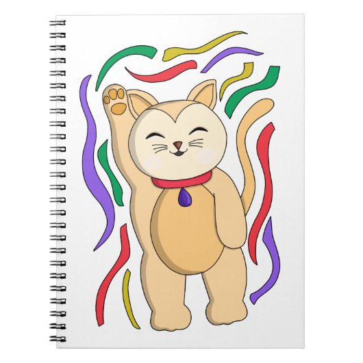 ラッキーキャット ノートブック (正面)