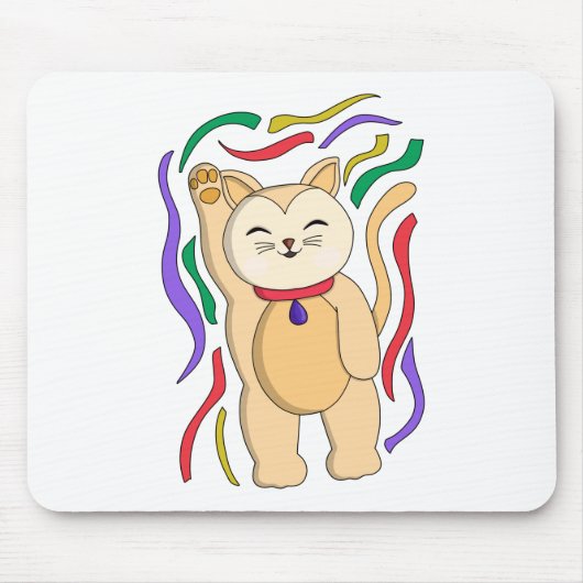 ラッキーキャット マウスパッド (正面)