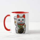 ラッキーキャット マグカップ (左)