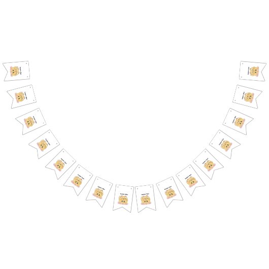 ラッキーキャット(招き猫) バンティングフラッグ (全)