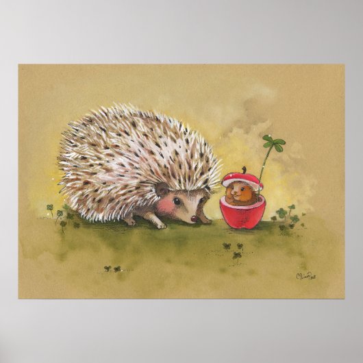 ラッキークローバーアフタヌーンラージポスター ポスター (正面)