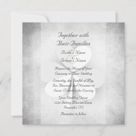 ラッキークローバーグレーホワイトグリーンオレンジアイリッシュ結婚ズ 招待状