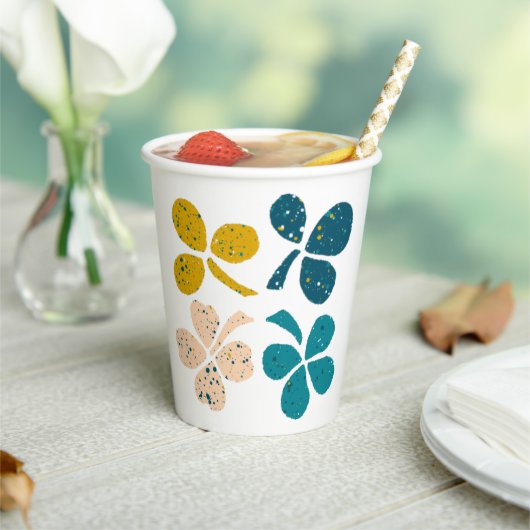 ラッキークローバーシャムロックサンパトリックの日 紙コップ (インサイチュ)