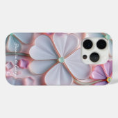 ラッキークローバーステンドグラス効果St patricks day Case-Mate iPhoneケース (裏面 (横))