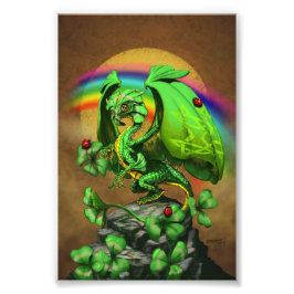 ラッキークローバードラゴン4x6プリント フォトプリント           