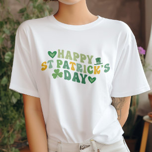 ラッキークローバーハッピーセントパトリックの日 Tシャツ