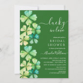 ラッキークローバーブライダルシャワー招待 招待状 (正面)