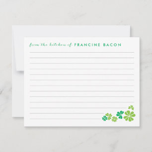 ラッキークローバーレシピカード