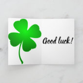 ラッキークローバー幸運カード カード (内部)