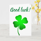 ラッキークローバー幸運カード カード (黄色い花)