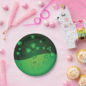 ラッキークローバー紙プレート ペーパープレート (パーティー)