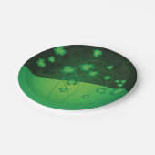 ラッキークローバー紙プレート ペーパープレート (アングル)