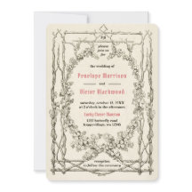 ラッキークローバー結婚式招待状