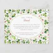 ラッキークローバー&ハート結婚ズ詳細囲い エンクロージャーカード (正面)