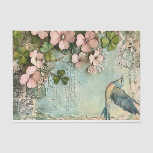 ラッキークローバー&フェザードフレンズ 薄葉紙 (正面)