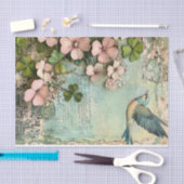 ラッキークローバー&フェザードフレンズ 薄葉紙 (クラフト)