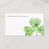 ラッキークローバー |フローラ 名刺 (裏面)