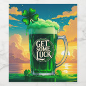 ラッキークローバー ワインラベル (シングルラベル)