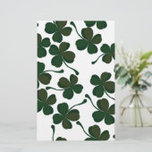 ラッキークローバー 便箋 (スタンド正面)