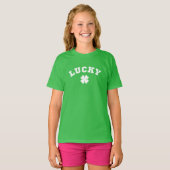 ラッキークローバー 聖パトリックの日 Tシャツ (正面フル)
