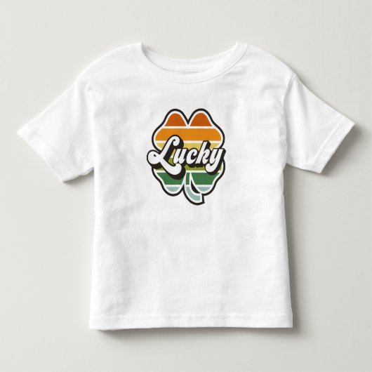 ラッキークローバーTシャツ トドラーTシャツ (正面)
