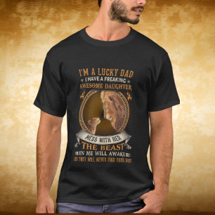 ラッキークールパパ娘 Tシャツ