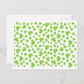 ラッキーグリーツクローバーシャムロック シーズンポストカード (正面/裏面)
