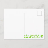 ラッキーグリーツクローバーシャムロック シーズンポストカード (裏面)