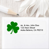 ラッキーグリーンサンパトリックの日シャムロック ラベル (インサイチュ)