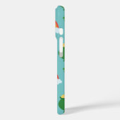 ラッキーグリーンシャムロカラフルックレインボーポットの金ゴールド Case-Mate iPhoneケース (裏面 / 左)