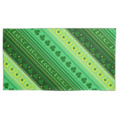 ラッキーグリーンシャムロック | セントパトリックスデイアイリッシュ 枕カバー (正面)