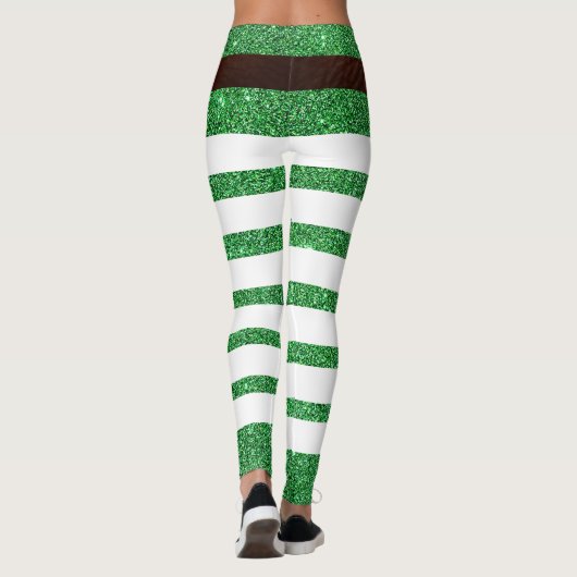 ラッキーグリーンレプレシャン聖パトリックの日のレギンス レギンス (裏面)