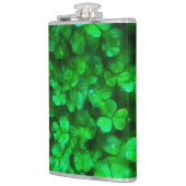 ラッキーケルト、アイリッシュグリーンシャームロック フラスク (左)