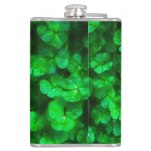 ラッキーケルト、アイリッシュグリーンシャームロック フラスク (裏面)