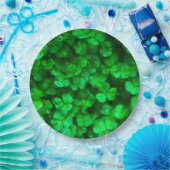 ラッキーケルト、アイリッシュグリーンシャームロック ペーパープレート (パーティー)