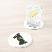 ラッキーゴルファーのホールインワン コースター (側面)