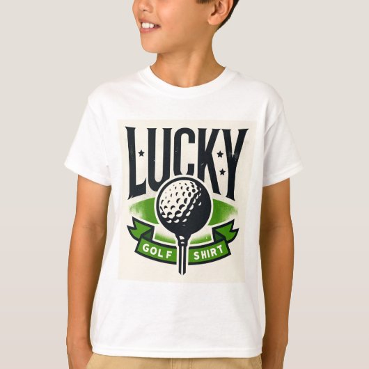 ラッキーゴルフシャツ Tシャツ (正面)