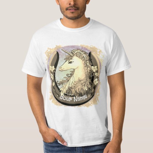 ラッキーゴールドユニコーン Tシャツ (正面)