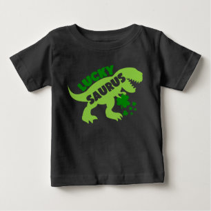 ラッキーサウラス – 聖パトリックの日ディノ ベビーTシャツ