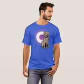 ラッキーザピザドッグの家族の女の子 Tシャツ (正面フル)