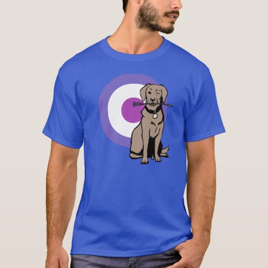 ラッキーザピザドッグの家族の女の子 Tシャツ (正面)
