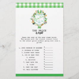 ラッキーザ価格は右ベビーゲームカード チラシ