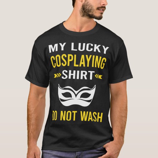 ラッキーシャツコスプレのコスプレ Tシャツ (正面)